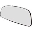 Mirror Glass, Passenger Side, Lower, Non-Heated, No Blind Spot Feature, For Models With Manual Folding Mirror, With Non-Towing Mirror