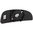 Mirror Glass, Passenger Side, Lower, Non-Heated, No Blind Spot Feature, For Models With Manual Folding Mirror, With Non-Towing Mirror