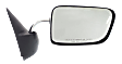 Passenger Side Mirror, Manual Adjust, Non-Heated, Manual Folding, Chrome, No Signal Light, No Memory, No Puddle Light, No Auto-Dim, No Blind Spot Feature