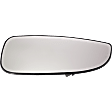 Mirror Glass, Passenger Side, Lower, Heated, With Blind Spot Monitor, Power Folding, Non-Towing