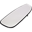 Mirror Glass, Passenger Side, Lower, Heated, With Blind Spot Monitor, Power Folding, Non-Towing