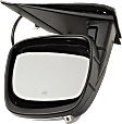 2014 Chrysler Town & Country Touring - Driver Side Mirror, Power Adjust, Heated, Chrome, Manual Folding, In-housing Signal Light, With Blind Spot Detection in Glass, No Memory, No Puddle Light, No Auto-Dimming