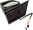 2014 Chrysler Town & Country Touring - Driver Side Mirror, Power Adjust, Heated, Chrome, Manual Folding, In-housing Signal Light, With Blind Spot Detection in Glass, No Memory, No Puddle Light, No Auto-Dimming