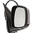 2013-2016 Chrysler Town & Country - Passenger Side Mirror, Power, Power Folding, Heated, Chrome, In-housing Signal Light, No Memory, Puddle Light, and Auto-Dimming, With Blind Spot Detection in Glass, 6 Cyl., 3.6L Engine