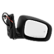 Passenger Side Mirror, Power Adjust, Heated, Paintable, Manual Folding