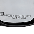2018 Dodge Challenger - Passenger Side Mirror, Power Adjust, Heated, Paintable, Manual Folding, No Signal Light, With Blind Spot Detection in Glass, No Memory, No Puddle Light, No Auto-Dimming