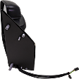 2023 Ram ProMaster 2500 - Driver Side Mirror, Power Adjust, Heated, Textured Black, Power Folding, In-housing Signal Light, No Blind Spot Feature, No Memory, No Puddle Light, No Auto-Dimming