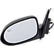 Driver Side Mirror, Power Adjust, Non-Folding, Heated, Textured Black, No Signal Light, No Memory, No Puddle Light, No Auto-Dimming, No Blind Spot Feature
