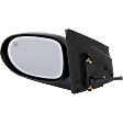 Driver Side Mirror, Power Adjust, Non-Folding, Heated, Textured Black, No Signal Light, No Memory, No Puddle Light, No Auto-Dimming, No Blind Spot Feature