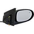 Passenger Side Mirror, Power Adjust, Non-Folding, Heated, Textured Black, No Signal Light, No Memory, No Puddle Light, No Auto-Dimming, No Blind Spot Feature