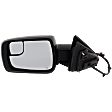 Driver Side Mirror, Power Adjust, Heated, Power Folding, Textured Black, In-housing Signal Light, No Memory, With Puddle Light, No Auto-Dim, With Blind Spot Glass