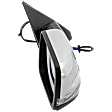 Passenger Side Mirror, Power Adjust, Heated, Power Folding, Chrome, In-housing Signal Light, With Memory, With Puddle Light, No Auto-Dim, With Blind Spot Glass