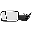 2019 Ram 5500 Base - Driver Side Towing Mirror, Power Adjust, Heated, Textured Black, Manual Folding, In-housing Signal Light, With Blind Spot Glass, No Memory, With Puddle Light, No Auto-Dimming