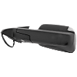 2019 Ram 5500 Base - Driver Side Towing Mirror, Power Adjust, Heated, Textured Black, Manual Folding, In-housing Signal Light, With Blind Spot Glass, No Memory, With Puddle Light, No Auto-Dimming
