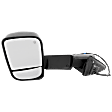 2019 Ram 5500 Base - Driver Side Towing Mirror, Power Adjust, Heated, Textured Black, Manual Folding, In-housing Signal Light, With Blind Spot Glass, No Memory, With Puddle Light, No Auto-Dimming