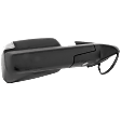 2022 Ram 3500 - Passenger Side Towing Mirror, Power Adjust, Heated, Textured Black, Manual Folding, In-housing Signal Light, With Blind Spot Glass, No Memory, With Puddle Light, No Auto-Dimming