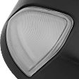 2022 Ram 3500 - Passenger Side Towing Mirror, Power Adjust, Heated, Textured Black, Manual Folding, In-housing Signal Light, With Blind Spot Glass, No Memory, With Puddle Light, No Auto-Dimming