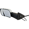 Driver Side Towing Mirror, Power Adjust, Heated, Power Folding, Chrome, In-housing Signal Light, Without Memory Recall, With Puddle Light, No Auto-Dimming, With Blind Spot Glass