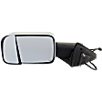 Driver Side Towing Mirror, Power Adjust, Heated, Power Folding, Chrome, In-housing Signal Light, Without Memory Recall, With Puddle Light, No Auto-Dimming, With Blind Spot Glass