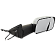 Passenger Side Towing Mirror, Power Adjust, Heated, Power Folding, Chrome, In-housing Signal Light, No Memory, With Puddle Light, No Auto-Dim, With Blind Spot Glass