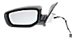 Driver Side Mirror, Power Adjust, Manual Folding, Non-Heated, Paintable, No Signal Light, No Memory, No Puddle Light, No Auto-Dimming, No Blind Spot Feature