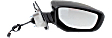 Passenger Side Mirror, Power, Manual Folding, Non-Heated, Paintable, No Signal Light, No Memory, No Puddle Light, No Auto-Dimming, No Blind Spot Feature