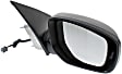 Passenger Side Mirror, Power, Manual Folding, Non-Heated, Paintable, No Signal Light, No Memory, No Puddle Light, No Auto-Dimming, No Blind Spot Feature