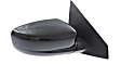 Passenger Side Mirror, Power, Manual Folding, Non-Heated, Paintable, No Signal Light, No Memory, No Puddle Light, No Auto-Dimming, No Blind Spot Feature
