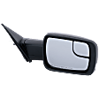 Passenger Side Mirror, Power Adjust, Heated, Power Folding, Paintable, In-housing Signal Light, No Memory, With Puddle Light, No Auto-Dim, No Blind Spot Feature