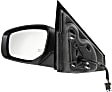 Driver Side Mirror, Power Adjust, Manual Folding, Heated, Paintable, In-housing Signal Light, No Memory, With Puddle Light, No Auto-Dimming, No Blind Spot Feature