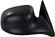 Passenger Side Mirror, Manual Adjust, Non-Folding, Non-Heated, Textured Black, No Signal Light, No Memory, No Puddle Light, No Auto-Dimming, No Blind Spot Feature
