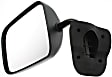 Driver Side Mirror, Non-Towing, Manual Adjust, Manual Folding, Non-Heated, Textured Black, No Signal Light, No Memory, Puddle Light, and Auto-Dimming, No Blind Spot Feature, Base Model