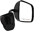 Passenger Side Mirror, Manual Adjust, Manual Folding, Non-Heated, Textured Black, No Signal Light, No Memory, Puddle Light, and Auto-Dimming, No Blind Spot Feature, Base Model