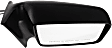 Passenger Side Mirror, Manual Adjust, Non-Folding, Non-Heated, Paintable, No Signal Light, No Memory, No Puddle Light, No Auto-Dimming, No Blind Spot Feature