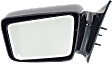 Driver Side Mirror, Manual Adjust, Non-Folding, Non-Heated, Textured Black, No Signal Light, No Memory, No Puddle Light, No Auto-Dimming, No Blind Spot Feature