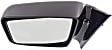 Driver Side Mirror, Manual Adjust, Non-Folding, Non-Heated, Textured Black, No Signal Light, No Memory, No Puddle Light, No Auto-Dimming, No Blind Spot Feature