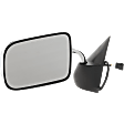 Driver Side Mirror, Power Adjust, Non-Heated, Manual Folding, Chrome, No Signal Light, No Memory, No Puddle Light, No Auto-Dim, No Blind Spot Feature