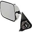 Driver Side Mirror, Power Adjust, Non-Heated, Manual Folding, Chrome, No Signal Light, No Memory, No Puddle Light, No Auto-Dim, No Blind Spot Feature
