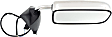 Passenger Side Mirror, Power Adjust, Non-Heated, Manual Folding, Chrome, No Signal Light, No Memory, No Puddle Light, No Auto-Dim, No Blind Spot Feature