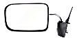 Driver Side Mirror, Manual Adjust, Manual Folding, Non-Heated, Chrome, No Signal Light, No Memory, No Puddle Light, No Auto-Dimming, No Blind Spot Feature