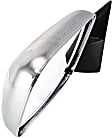 Driver Side Mirror, Manual Adjust, Manual Folding, Non-Heated, Chrome, No Signal Light, No Memory, No Puddle Light, No Auto-Dimming, No Blind Spot Feature