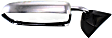 Driver Side Mirror, Manual Adjust, Manual Folding, Non-Heated, Chrome, No Signal Light, No Memory, No Puddle Light, No Auto-Dimming, No Blind Spot Feature