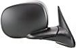 Passenger Side Mirror, Manual Adjust, Manual Folding, Non-Heated, Textured Black, No Signal Light, No Memory, No Puddle Light, No Auto-Dimming, No Blind Spot Feature