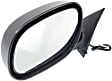 Driver Side Mirror, Power Adjust, Manual Folding, Non-Heated, Textured Black, No Signal Light, No Memory, No Puddle Light, No Auto-Dimming, No Blind Spot Feature