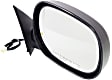 Passenger Side Mirror, Power Adjust, Manual Folding, Non-Heated, Textured Black, No Signal Light, No Memory, No Puddle Light, No Auto-Dimming, No Blind Spot Feature
