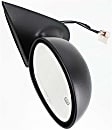 Passenger Side Mirror, Power, Manual Folding, Heated, Paintable, No Signal Light, No Memory, No Puddle Light, No Auto-Dimming, No Blind Spot Feature
