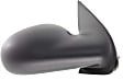 Passenger Side Mirror, Manual Adjust, Non-Folding, Non-Heated, Paintable, No Signal Light, No Memory, No Puddle Light, No Auto-Dimming, No Blind Spot Feature
