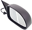 2002 Dodge Dakota Sport - Passenger Side Mirror, Power Adjust, Non-Heated, Textured Black, Non-Folding, No Signal Light, No Blind Spot Feature, No Memory, No Puddle Light, No Auto-Dimming
