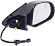 2002 Dodge Dakota Sport - Passenger Side Mirror, Power Adjust, Non-Heated, Textured Black, Non-Folding, No Signal Light, No Blind Spot Feature, No Memory, No Puddle Light, No Auto-Dimming