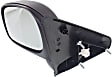 Driver Side Mirror, Power Adjust, Heated, Manual Folding, Textured Black, No Signal Light, No Memory, No Puddle Light, No Auto-Dim, No Blind Spot Feature
